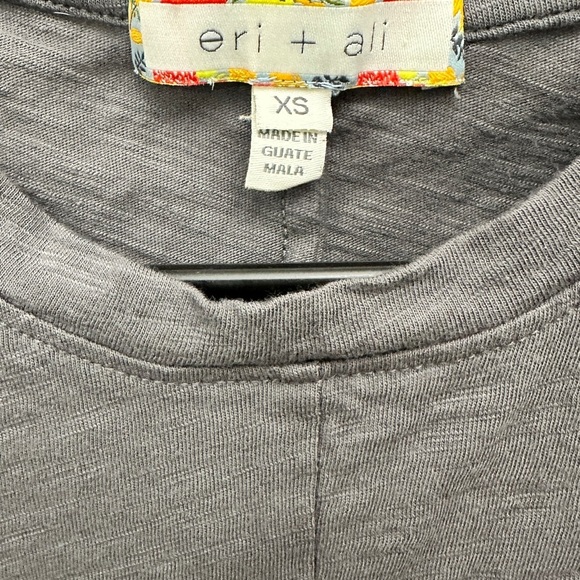 Anthropologie Ari & Eli Gray Sleeveless Top XS - Picture 3 of 3